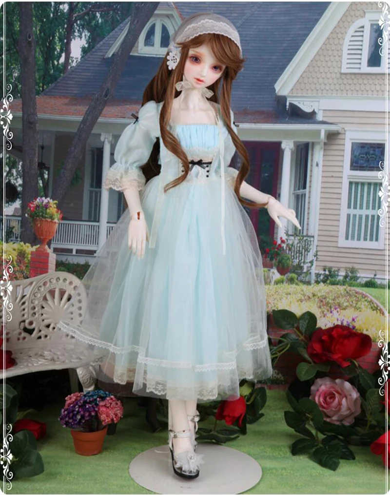 Кукольная одежда 1/3 1/4 1/6 BJD, кукольная одежда, красивое кружевное платье для кукол, игрушечная одежда, кукольные аксессуары