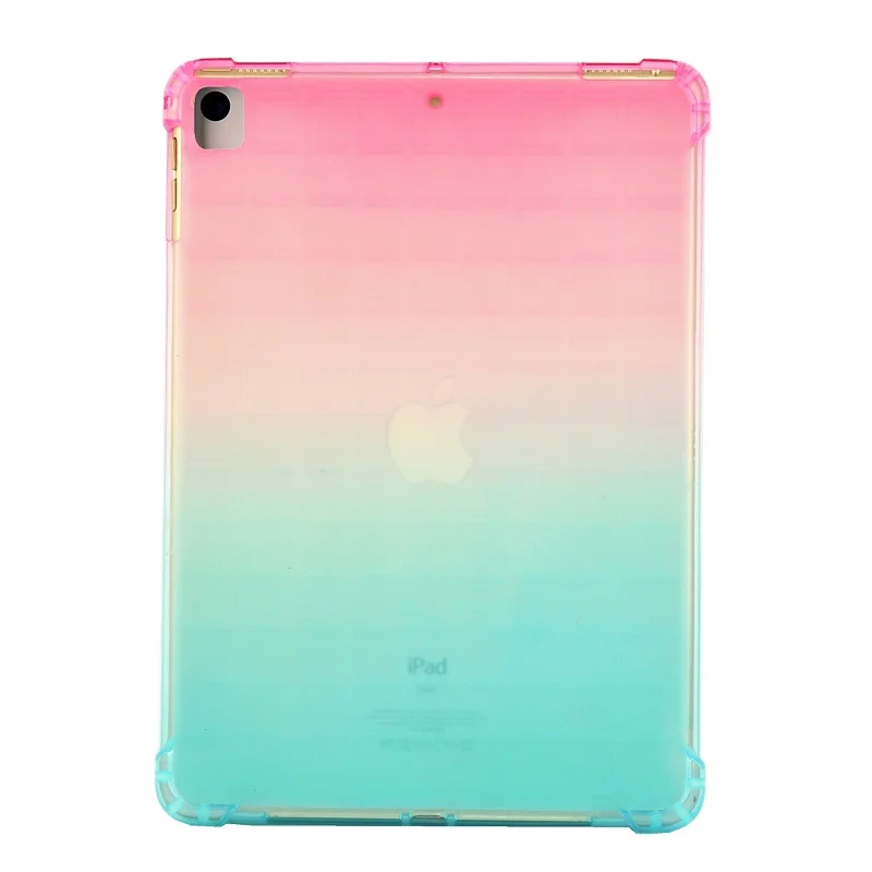 Ultra-thin Case For iPad 10.2 Case A2200 A2198 A2233 Soft Silicone TPU Gradient Cover For iPad 7 10.2 Tablet Case