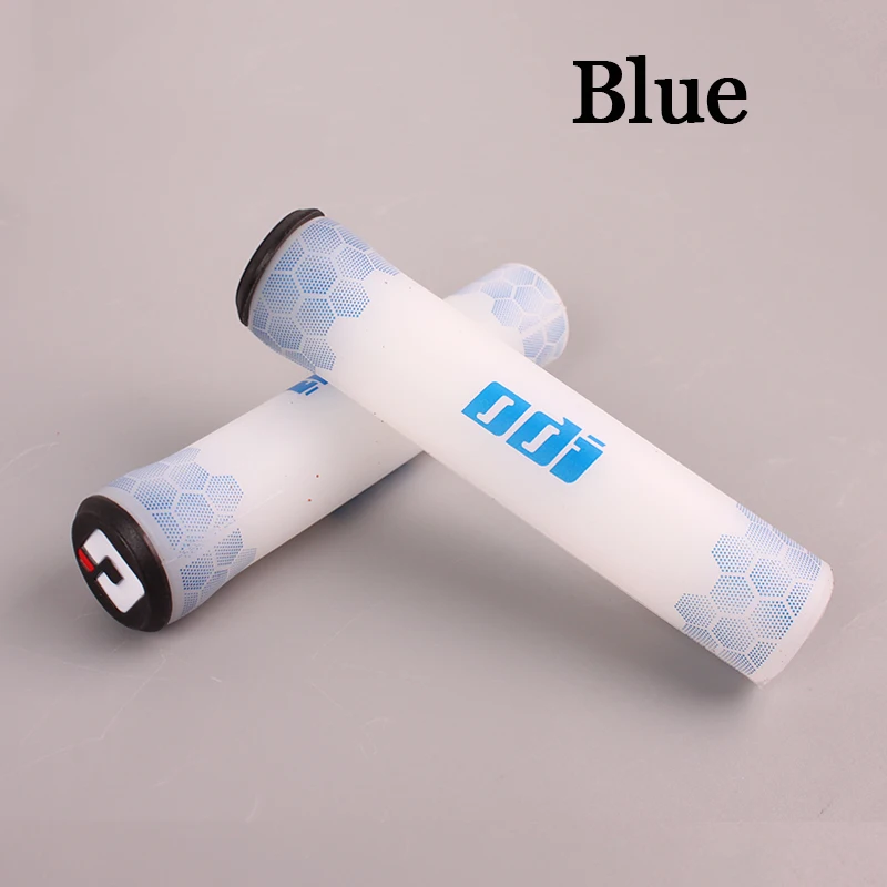 ODI MTB силиконовые ручки для руля 1 пара складные балансирующие ручки для езды на велосипеде противоударные рулевой аксессуар для горного велосипеда - Цвет: 1 pair Blue