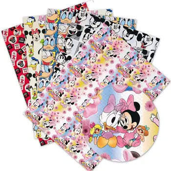 

Diy accessories 30*136cm Christmas Santa Claus Printed Faux Synthetic Leather Sheets for Bow,DIY handmade Materials L866
