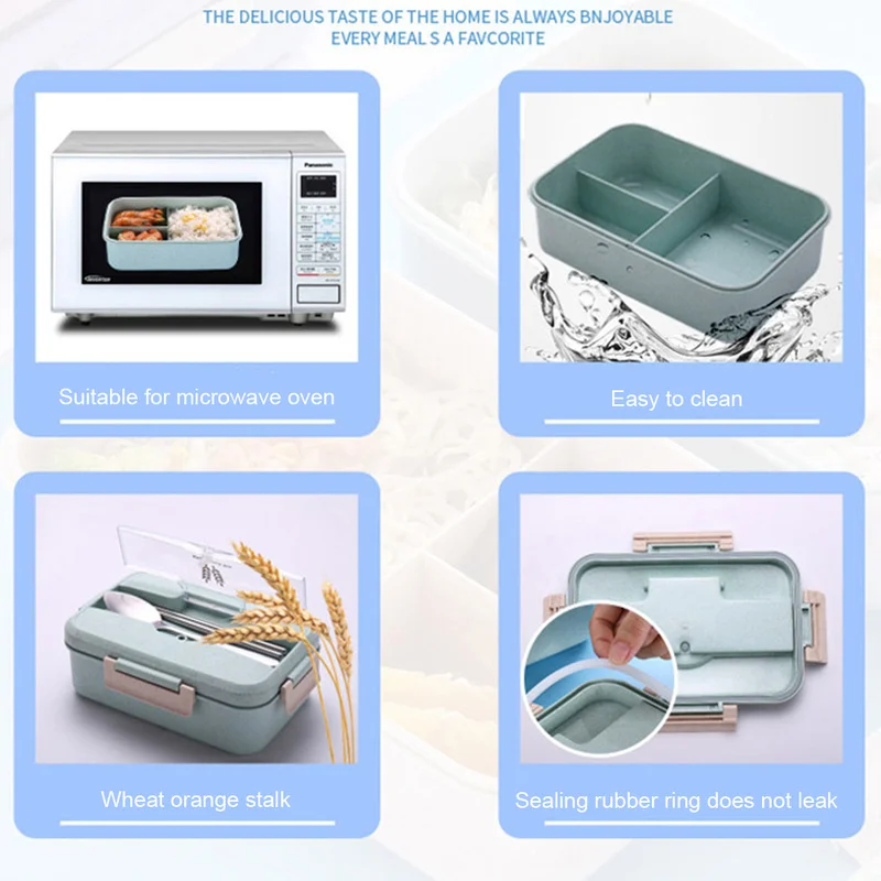 Пищевой контейнер Bento Box коробка для завтрака с подогревом детская закуска