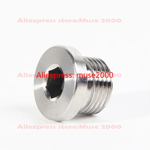 Крышка крышки гидравлической трубки 304 сталь штекер с наружной резьбой тип