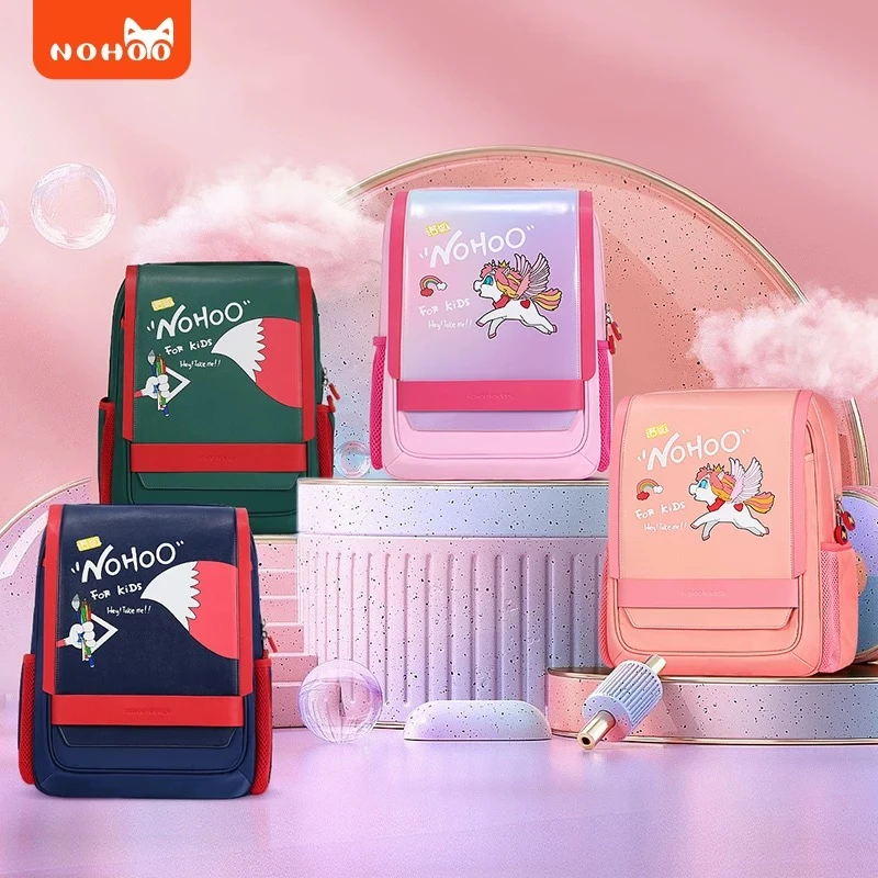 NOHOO рюкзак школьный ортопедический детский для школы в школу модный портфель 1