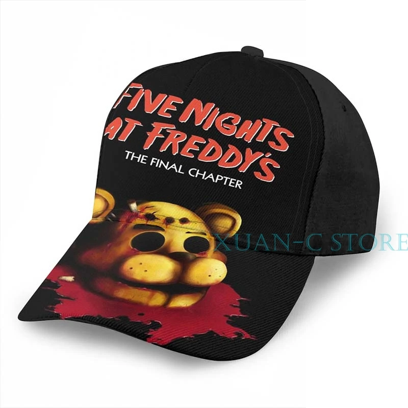 Five Nights at Freddys The Final Chapter-FNAF 4 Баскетбольная кепка мужская и женская модная черная шляпа унисекс с принтом