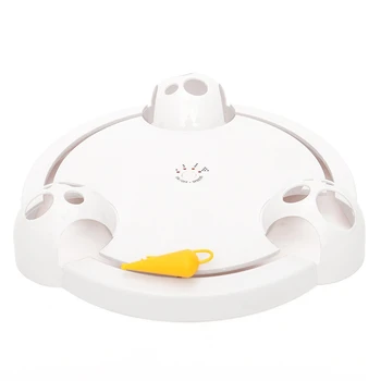 

Funny Cat Interactive Pet Cat Toy Auto Rotating Cat Play Tease Board Mouse Catch Toy Electric Play Toy