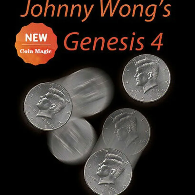 Najtaniej Genesis johnny ego wonga 4 (z DVD) Johnny Wong moneta magiczne sztuczki sztuczka zabawa bliska magiczne rekwizyty niesamowite monety cud
