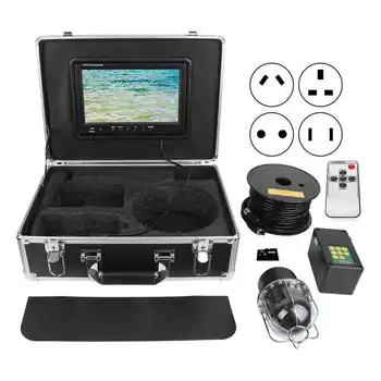 

9in DVR Recorder with 20LEDs 65.6ft Line 360 Degrees Rotating IP68 Waterproof Underwater Fishing Cam 100-240V