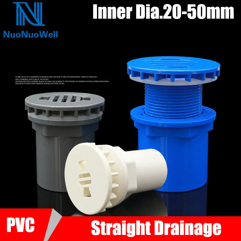 NuoNuoWell Aquarium Pond Bulkhead Connector Fish Tank Joint Marine Pipe