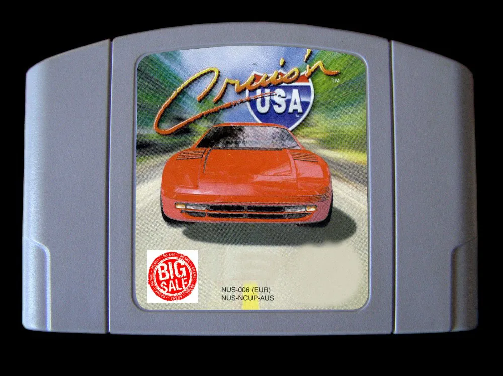 64 бит игры ** Cruis'n США (на английском языке PAL версия!)