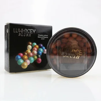 

New Matte Blush Ball Contour Eyeshadow Waterproof Long Lasting Cosmetics with Brush SCI88