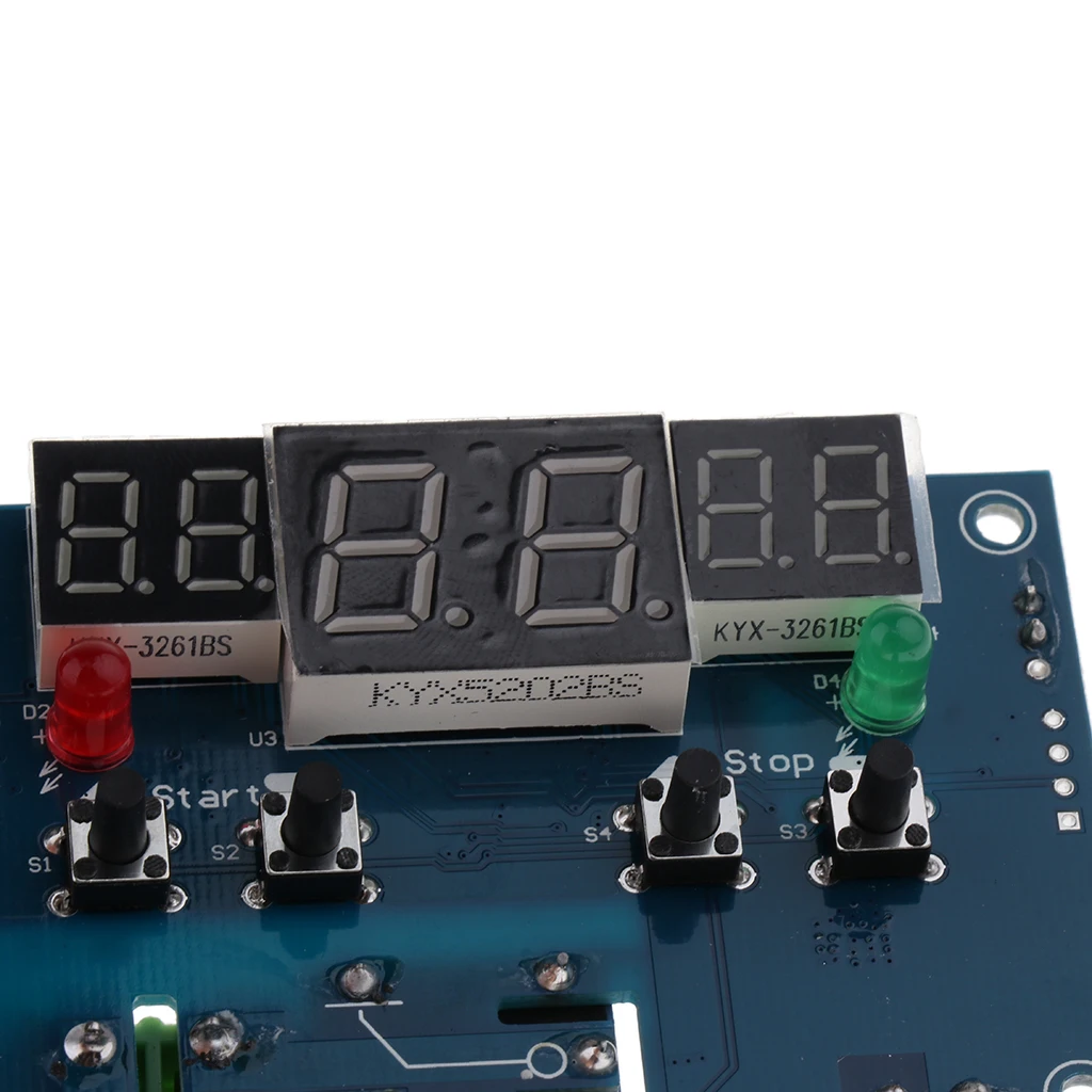 TS-HCM03 Digital Thermostat Temperature Controller Thermostat Board 12V Blue Output: Relay output, capacity 220V 10A / 12V 10A