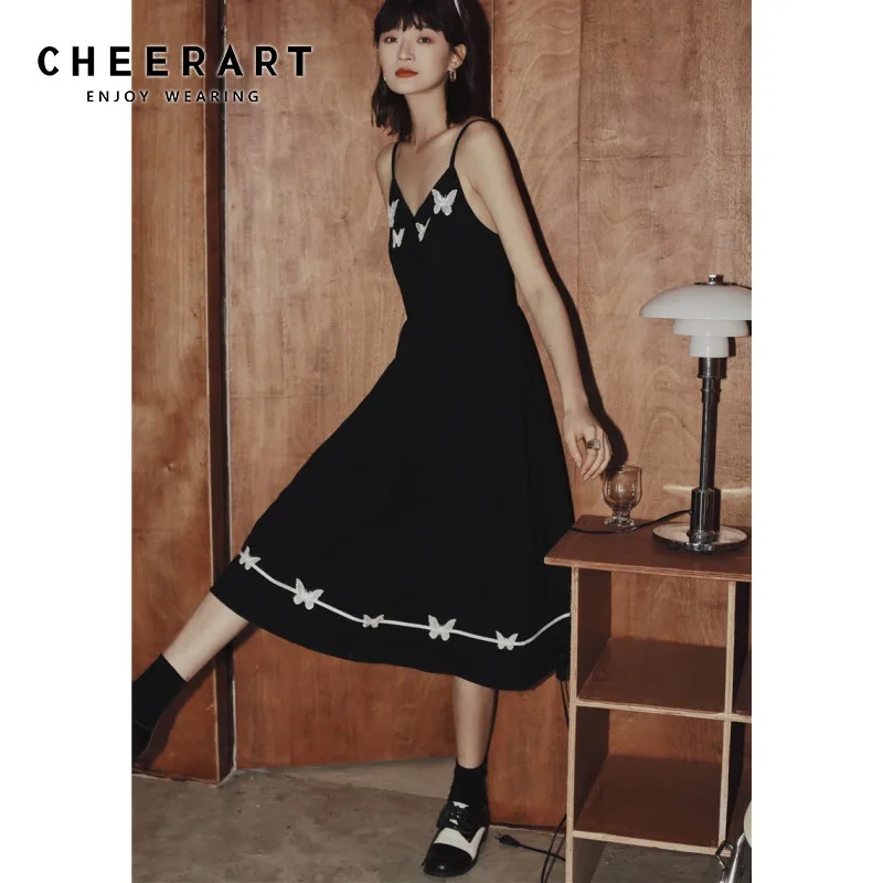 butterfly slip dress