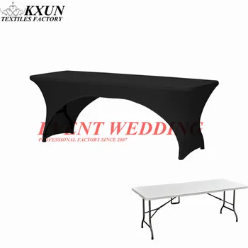 

New Design Rectangular Table Cloth Stretch Spandex Table Cover Wedding Hotel Home Event Party Decoration