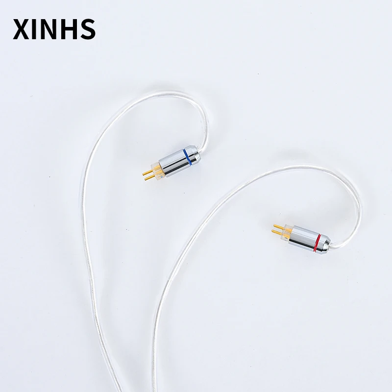2Pin•mmcx 4.4mmケーブルまとめ売り XINHS 2 コア銀メッキワイヤーイヤホンアップグレードケーブル 2.5/3.5