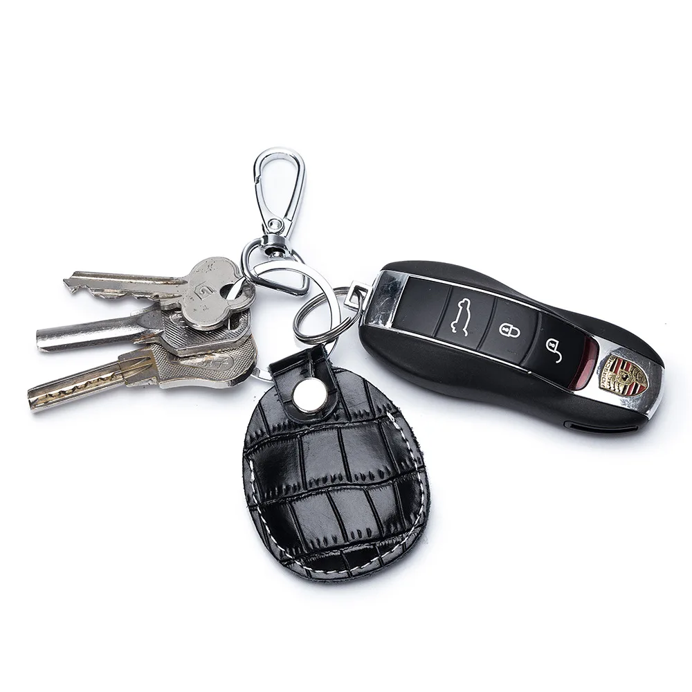 Key Case Key Protector Key Holder Case for Apple Airtags PIK Magnet Keychain Leather Protective Cover for Pandora Tag Dog Tracker Locator Device Sleeve Airtag