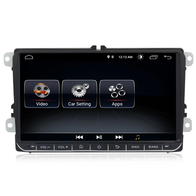 9 дюймов Android 8,1 Автомобильный gps навигация для GOLF 5, 6 Passat B5, Jetta Tiguan Skoda, Seat, Canbus, руль