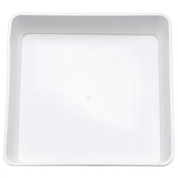 

Thicken Plastic Dinner Plate Fruit Tray Breakfast Snack Dessert Tray Multi-functional Household Tableware Leakproof Potted Base
