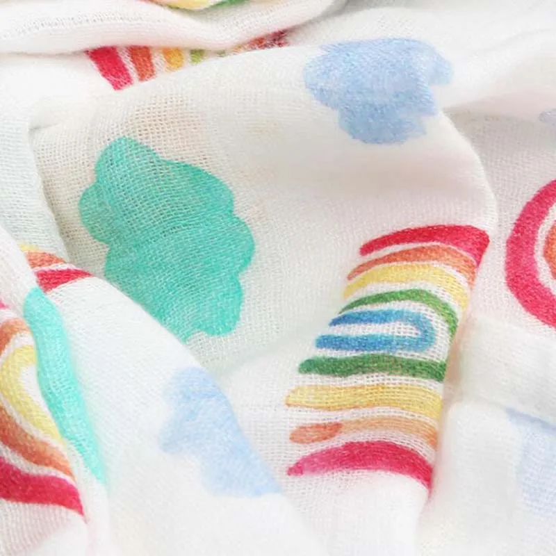 Baby Blanket Swaddle Blanket  Baby Bath Towel Gauze Infant Nursing Boy Girl Sleeping Blanket Square scarf BHB003