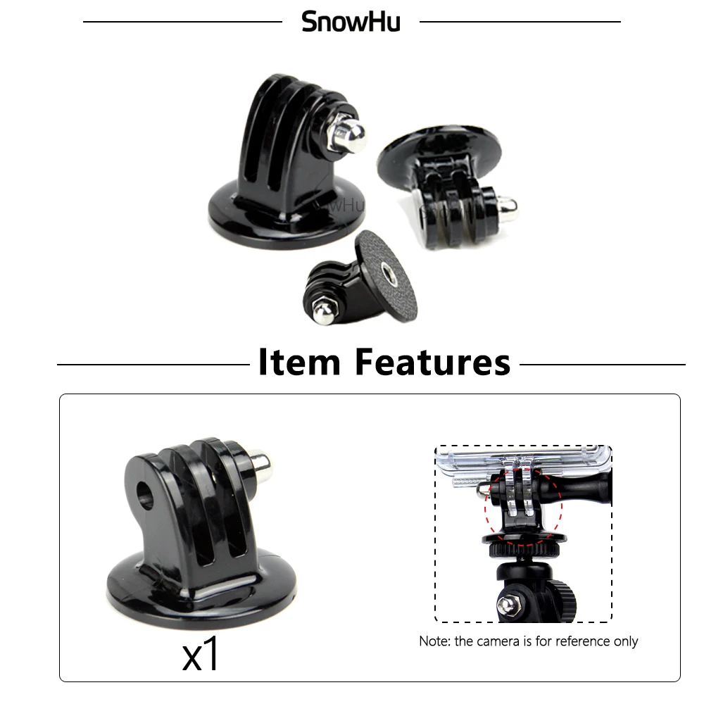 Аксессуары snowhu для GoPro Набор для go pro hero 8 7 6 5 4 комплект 3 способ селфи палка для Eken sjcam для xiaomi для yi EVA чехол GS21