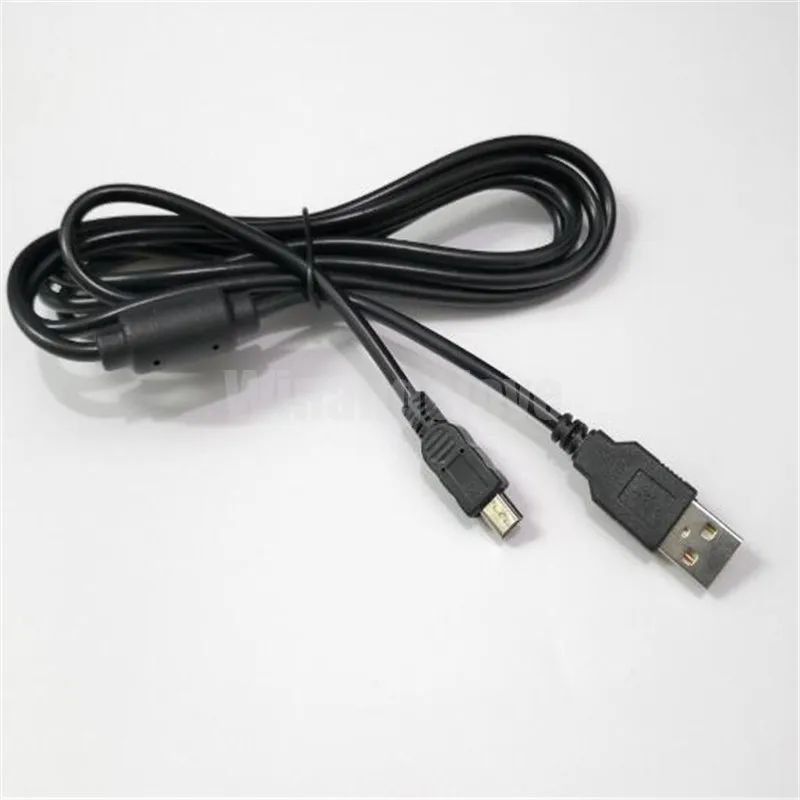 200 шт./лот 1,8 м USB зарядный кабель для ps3 для sony Playstation PS3 ручка контроллер с магнитным кольцом черный геймпад кабель
