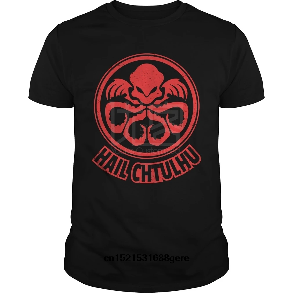 

funny t shirt Chtulhu Hydra Logo T-Shirt tshirt men tee