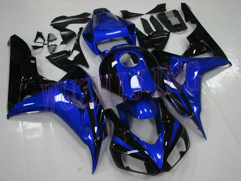 Мотоцикл обвес CBR 1000RR 2007 Наборы для тела Honda Cbr1000 RR 06 детали корпуса синие, черные CBR1000RR 2006-2007