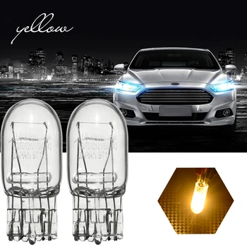 

2Pcs T20 7443 W21/5W R580 Car driving Light Daytime Running Light Turn Signal Light Stop Brake Tail Lamp DRL 3800K DC12V