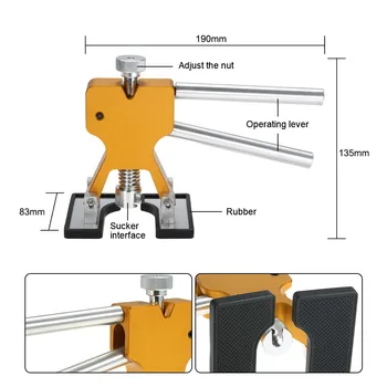 

Hot Car Body Paintless Dent Repair Tools Dent Puller Tabs 8Pcs Aluminum Glue Tabs