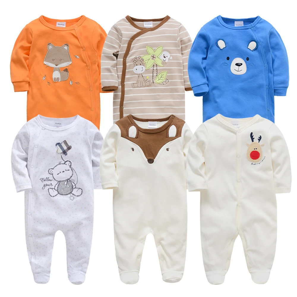 Printemps Bebe Barboteuses Roupa De Bebes Nouveau Ne Bebe Garcons Filles Vetements 100 Coton 3 6 9 12 Mois Infantile Vetements Globaux Aliexpress