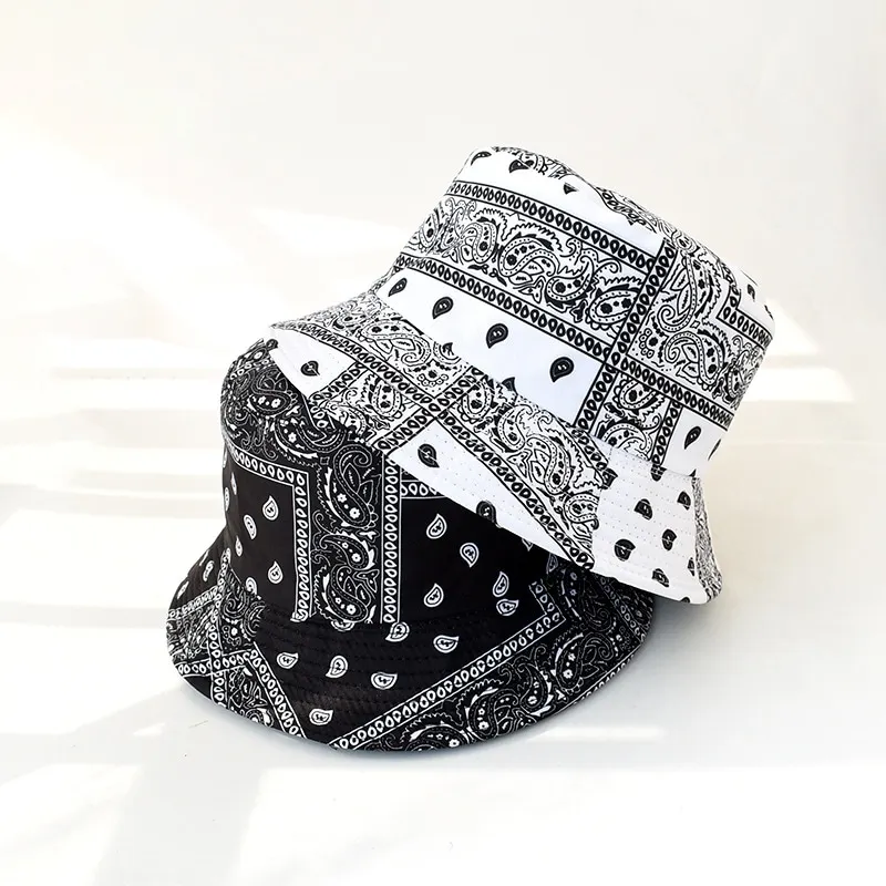 Unisex Cotton Bucket Hat sun hats fisherman hat sunscreen hats bucket hats sun hat Men Women Cashew Flowers Double-Sided Sun Cap Summer Panama Fashion Fold Sun Fishing