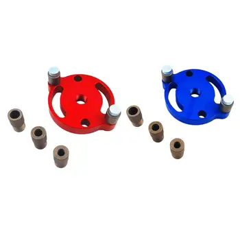 

Woodwork Vertical Pocket Hole Jig Wood Dowelling Self Centering Drill Anodized Surface Durable and Non-rusting Guide Kit