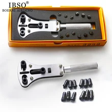 Футляр для наручных часов открывалка регулируемый винт для снятия задней крышки гаечный ключ инструмент для ремонта Водонепроницаемый винт Чехол# TL001