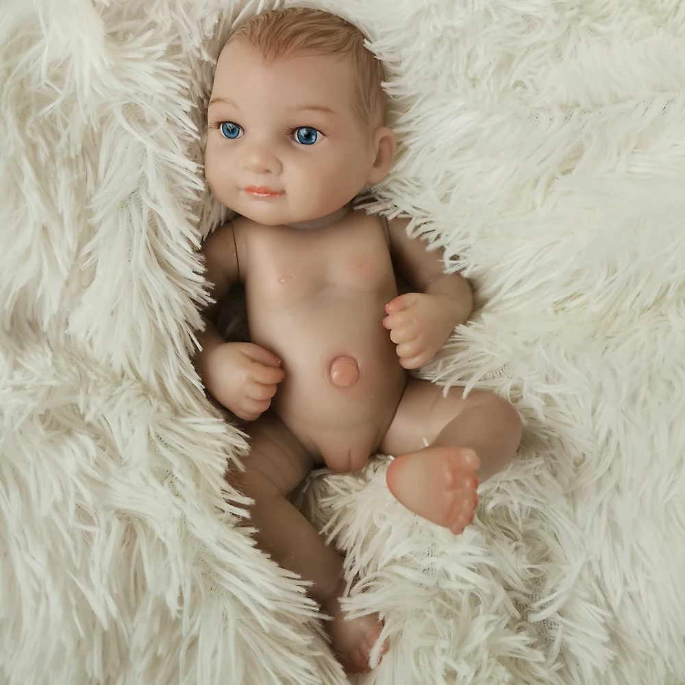 OtardDolls Mini bebe Reborn Baby Doll 10 дюймов 25 см полный корпус кремния винил детские живые игрушки подарок для девочек детский подарок