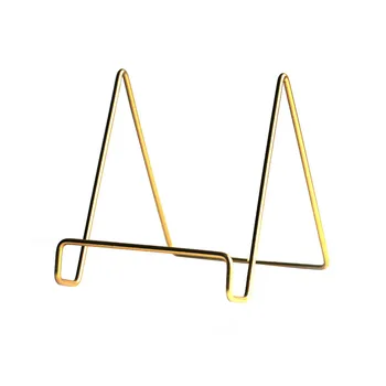 

Nordic Decoration Gold Organizer Picture Display Multipurpose Home Practical Iron Art Shelf Living Room Storage Rack Plate Stand