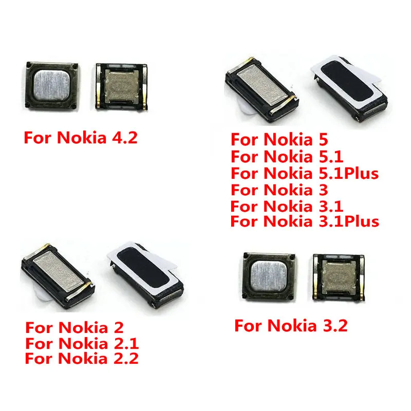 Новинка Встроенные наушники верхний динамик приемник для Nokia 5 3 2 1 Plus 4 запасные