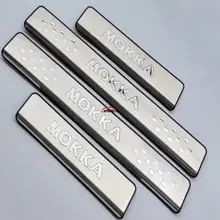 ^#Cheap For Car Styling Opel Vauxhall Accessories Mokka Door Sill Plates Stainless Steel Protector Trims Car-styling Sticker 2013 2019 ^#Cheap For Car Styling Opel Vauxhall Accessories Mokka Door Sill Plates Stainless Steel Protector Trims Car-styling Sticker 2013 2019