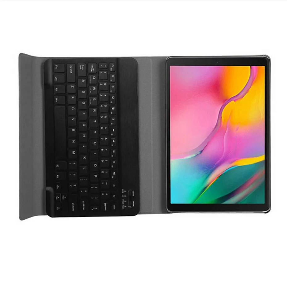 Для Samsung Galaxy Tab S6 10,5 SM-T860 SM-T865 10,5 дюймов с подсветкой цветов Bluetooth клавиатура PU кожаный чехол для планшета