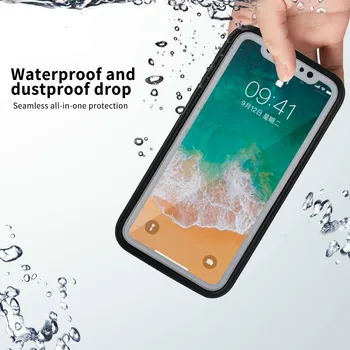 

IP68 Real Waterproof Phone Case For iPhone X XR XS Max 8 7 Plus 6 6S Plus 5 5S SE Under Water Proof Case Full Protection Cover