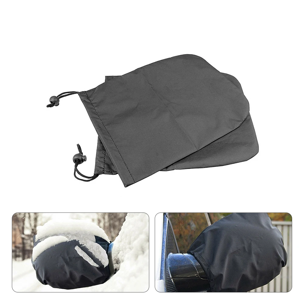 2 шт. мини накладка на зеркало заднего вида автомобиля Защита от мороза ледяной