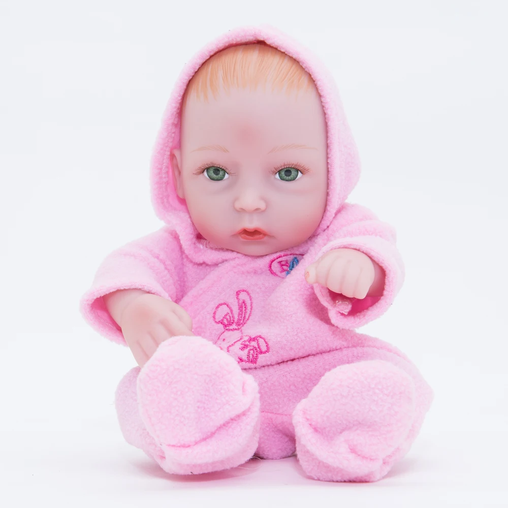 10&quot Baby Dolls Lifelike Reborn Doll New Design Alive Babies Toys full Silicone Children Toy with Hair Kids Birthday Gift | Игрушки и