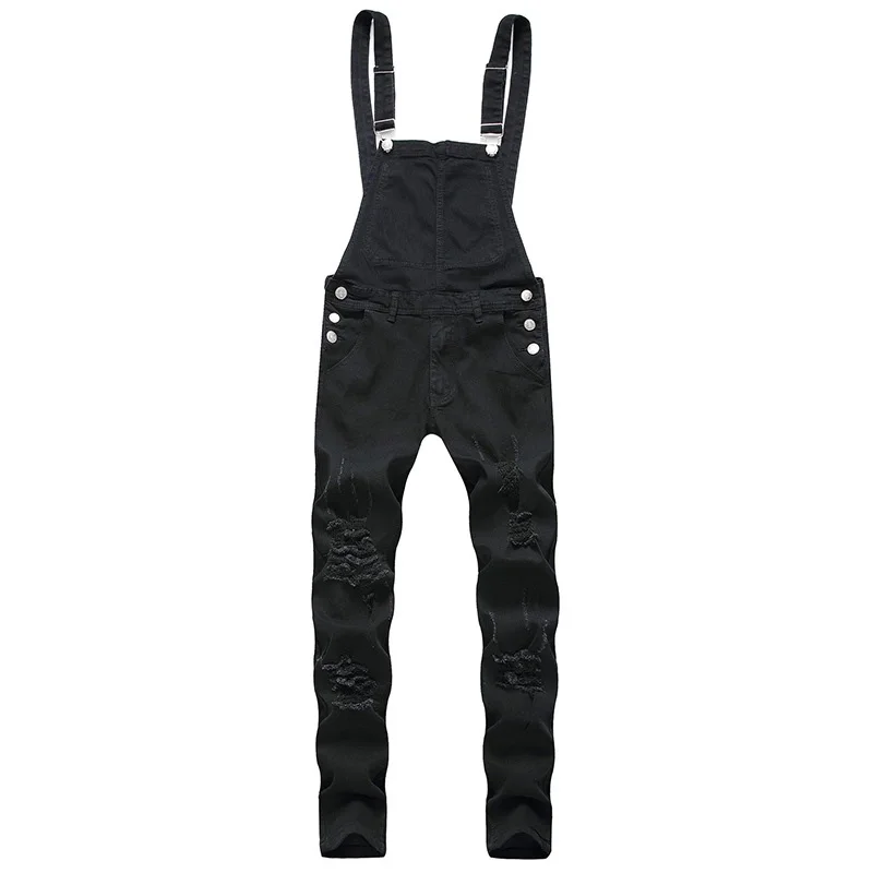 A972Black Мужские джинсовые комбинезоны Carpenter, повседневные штаны, мужской модный комбинезон в стиле хип-хоп, уличная мода для бега - Цвет: A972Black