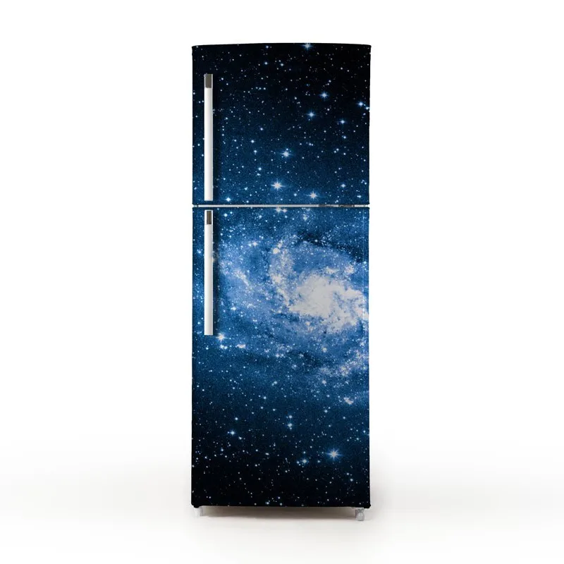 Free Shipping Hot Fantasy Space SelfAdhesive Dishwasher Refrigerator Freeze Sticker Kid's Art Fridge Door Cover Wallpaper | Дом и сад
