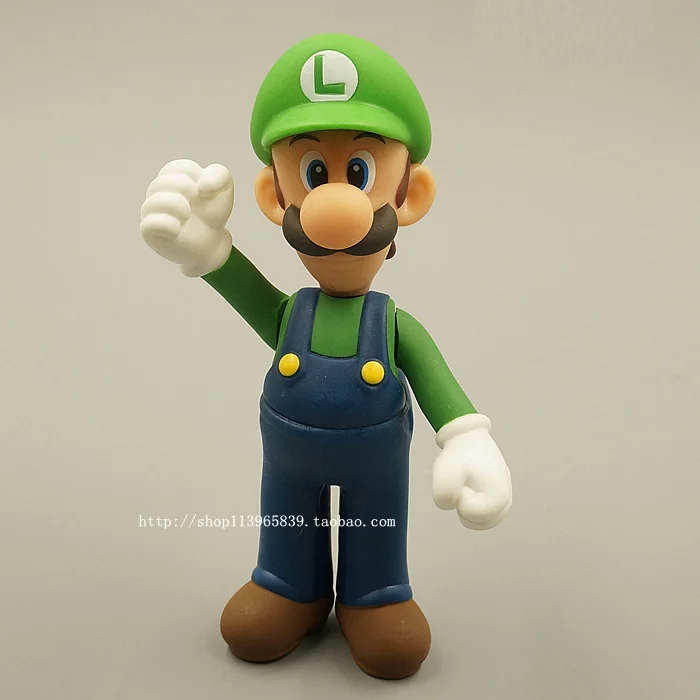 Анимация Garage Kid Super Mario Bros Коллекция игрушек: фигурка ПВХ Куклы Luigi модель украшения 2 цвета Превосходные подарки