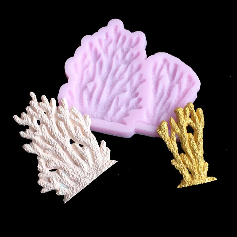 Коралловая силиконовая форма инструмент для украшения торта мастикой сахарной