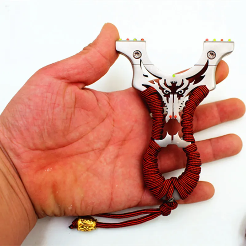 304 Stainless Steel Four Or Five Even Aiming Point Wire-electrode Cutting Wolverine Slingshot Outdoor Athletic Slingshot