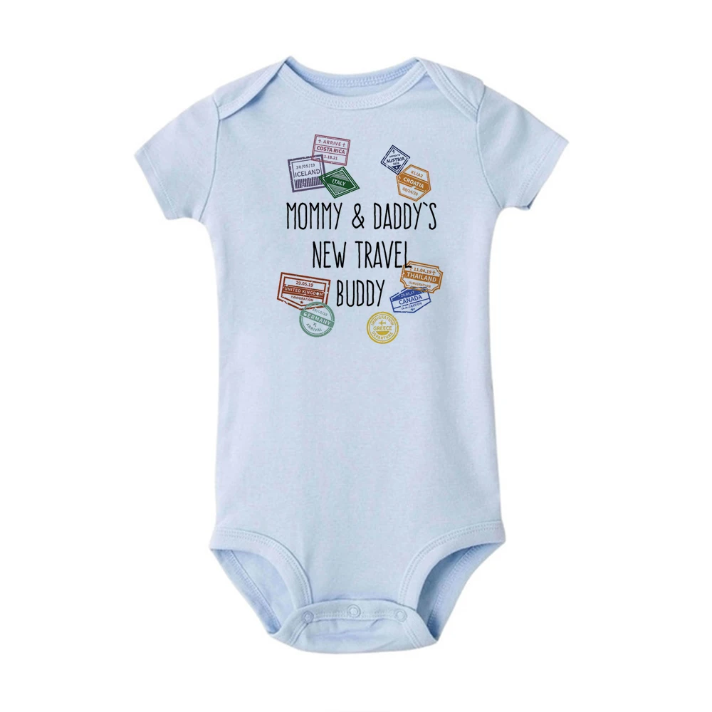 Body Papa Et Maman Nouveau Compagnon De Voyage Cadeau De Fete Prenatale Timbres De Passeport Cadeau Pour Nouveau Ne Aliexpress