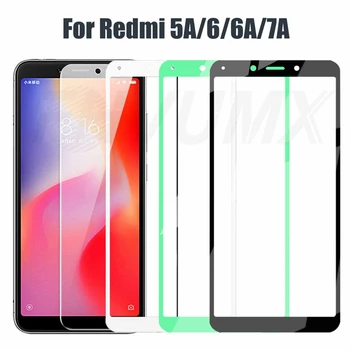 Перейти на Алиэкспресс и купить 9D полное покрытие закаленное стекло для Xiaomi Redmi 6 6A Защита от взрыва экрана на Redmi 5A 6A 7A стеклянная защитная Пленка чехол