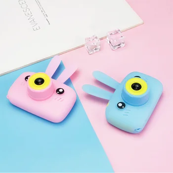 

Cartoon Mini Camera HD Digital Camera Children Automatic Photography Learning Camera Kids Toddler Camera 1080P GK99