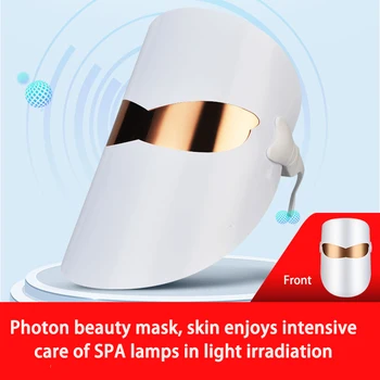 

LED Facial Mask Beauty Skin Rejuvenation Photon Facial Masque Acne Tighten Skin Care ToolLED Mask Therapy Anti Wrinkle