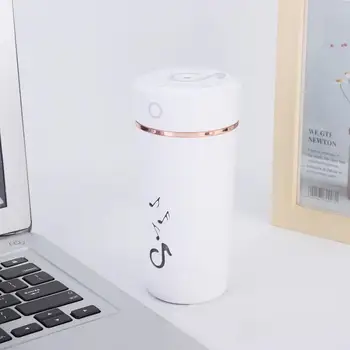 

Creative Large Capacity Air Humidifier Night Light Office Home Desktop Car Humidifier (USB) White
